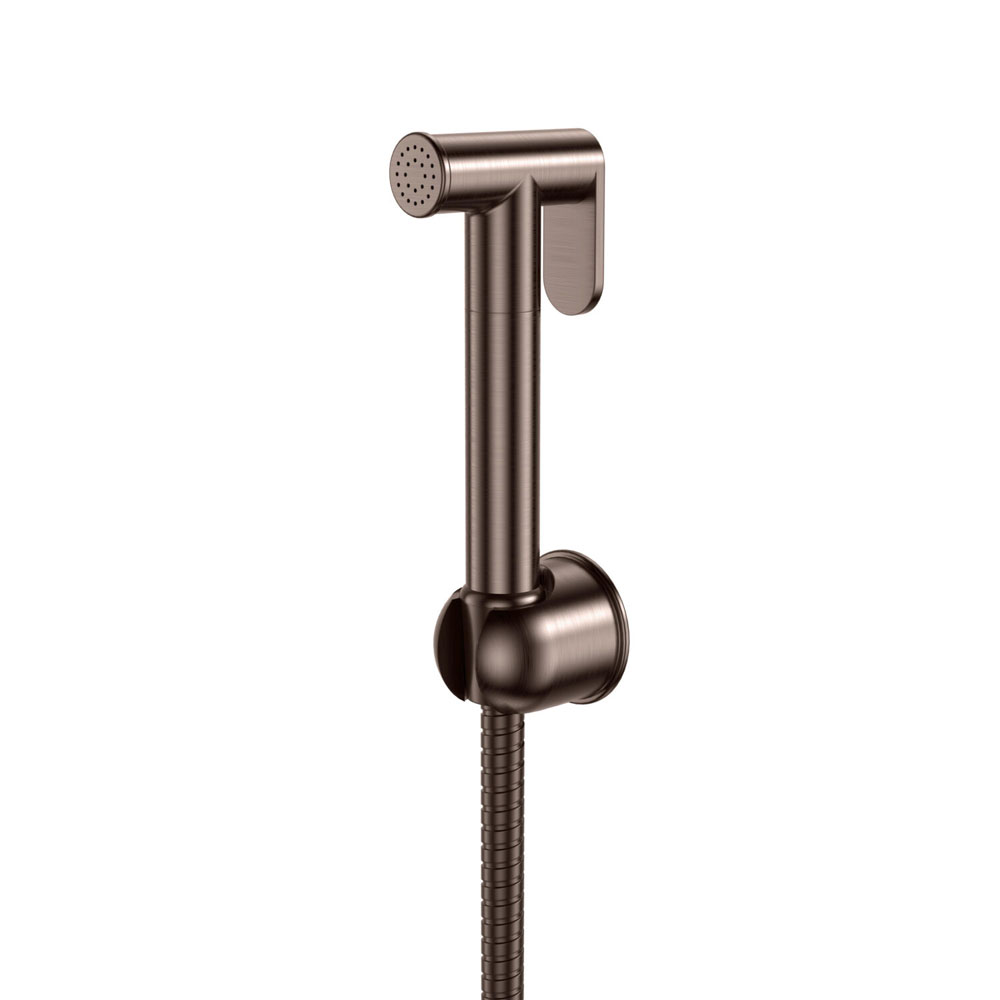 Brushed Bronze Douche Handset, Flexi & Handset