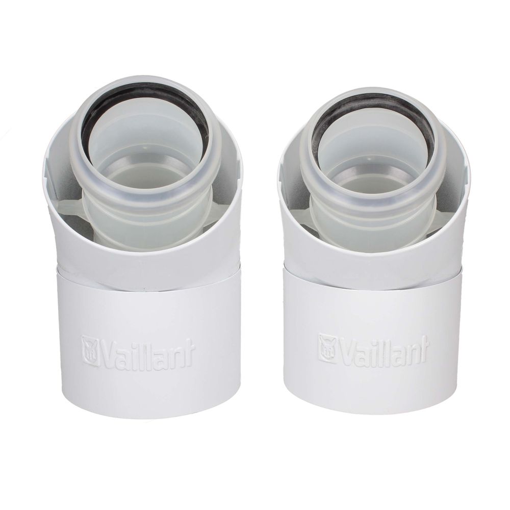 Vaillant 45 Degree Flue Bends (Pack Of 2)