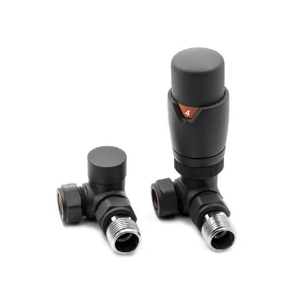 Modal Trv - Anthracite Corner With Lockshield