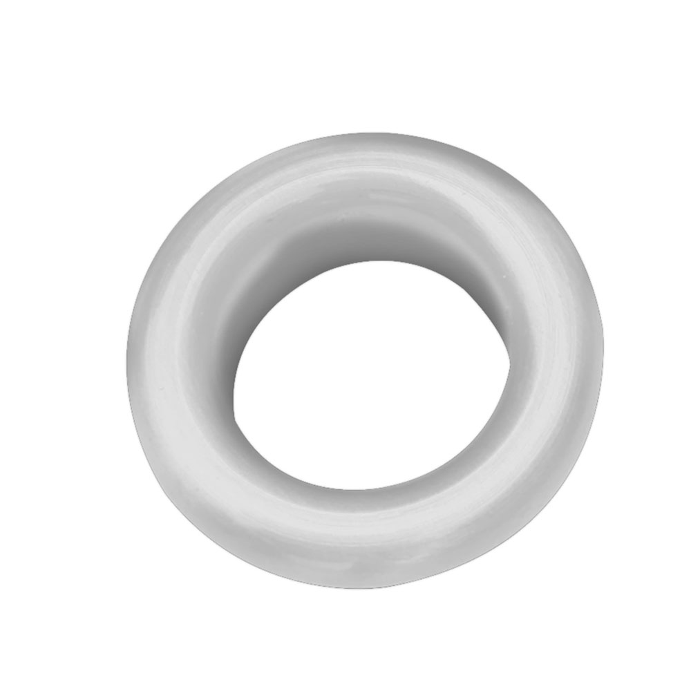 Whte Round Overflow Cover 