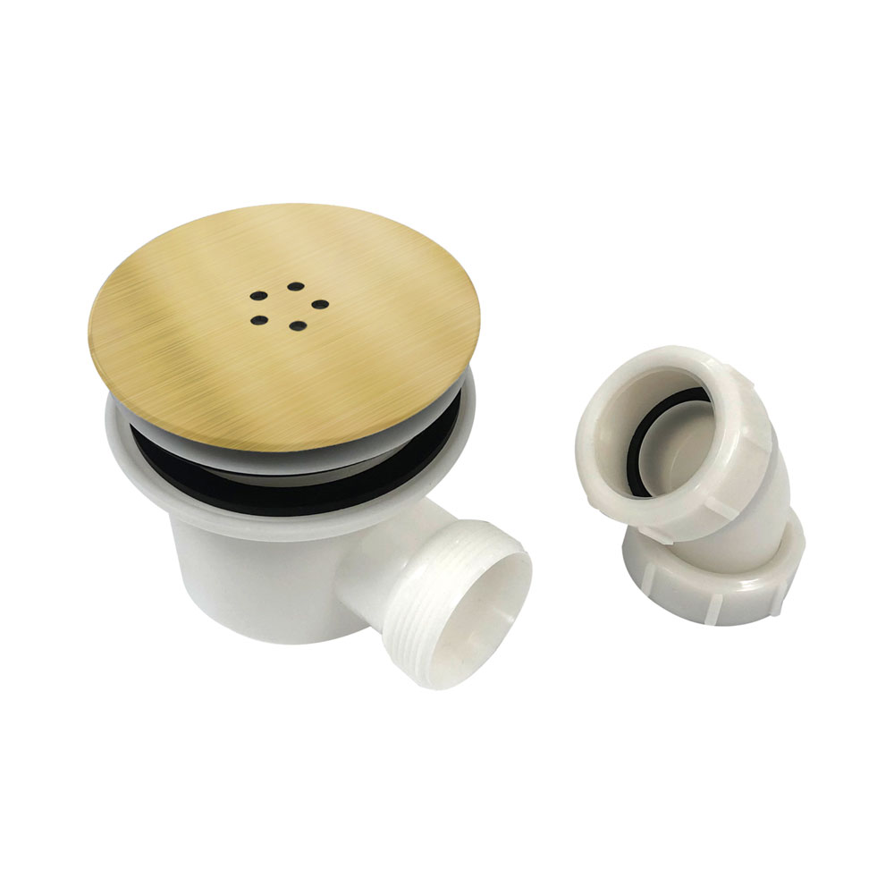 Brushd Brass 90mm Fast Flow Waste