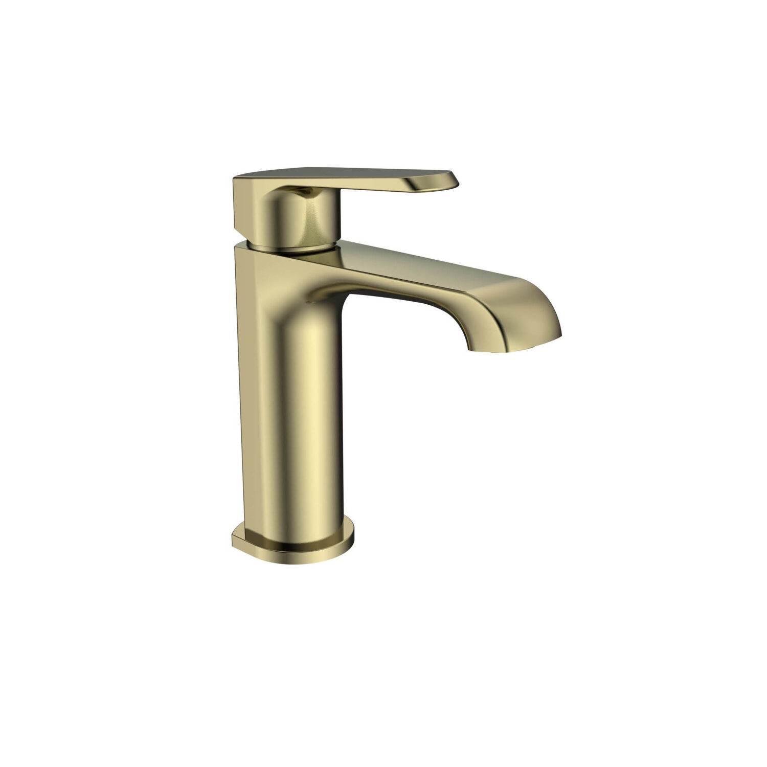 Tana Brushed Brass Mini Mono Basin Mixer